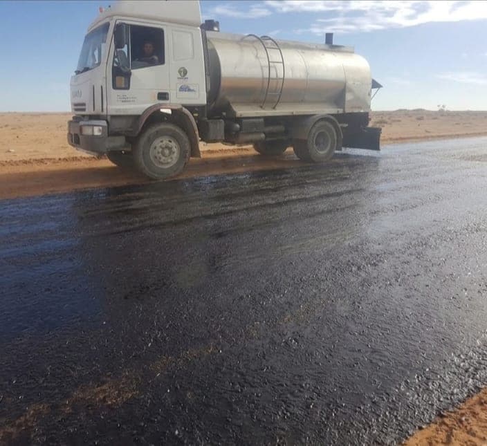 غاز مليحه بالصحراء الغربية